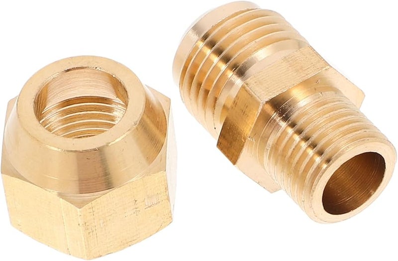 Cabilock NPT Thread Air Hose Adapter Fitting Compact Durable Brass Pipe Joint - Image 1